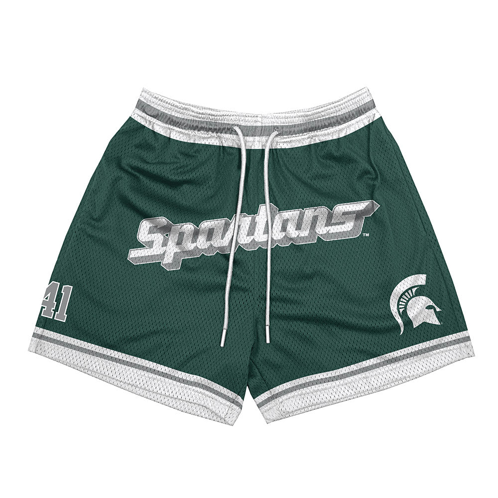 Michigan State - NCAA Football : Jaxson Wilson - Shorts-0