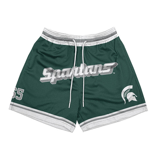 Michigan State - NCAA Football : Cole Bertke - Shorts-0
