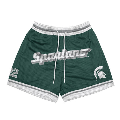 Michigan State - NCAA Women's Volleyball : Carmen Waye - Shorts-0