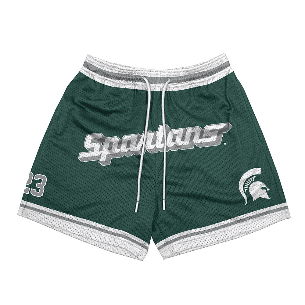 Michigan State - NCAA Men's Soccer : Leo Conneh - Shorts-0