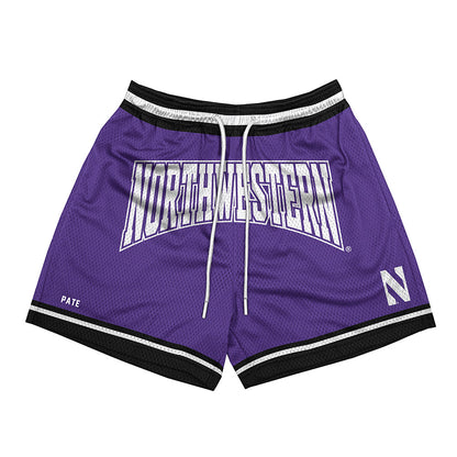 Northwestern - NCAA Men's Tennis : Carter Pate - Purple Shorts-0