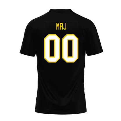Michigan Tech - NCAA Football : Max Maj - Black Premium Football Jersey-1