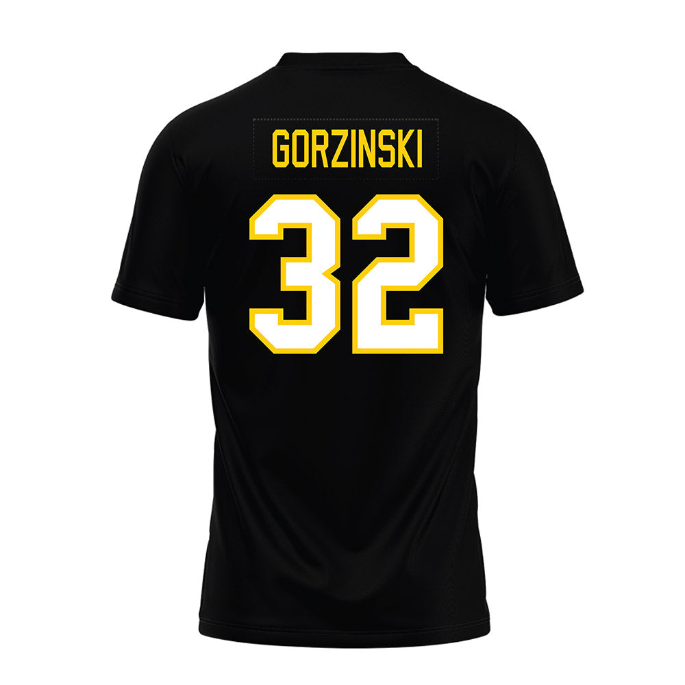 Michigan Tech - NCAA Football : Luke Gorzinski - Black Premium Football Jersey