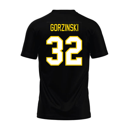 Michigan Tech - NCAA Football : Luke Gorzinski - Black Premium Football Jersey