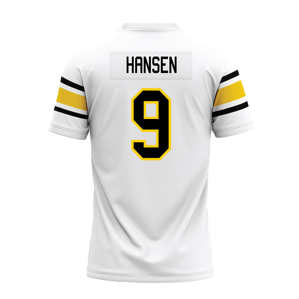 Michigan Tech - NCAA Football : MJ Hansen - White Premium Football Jersey