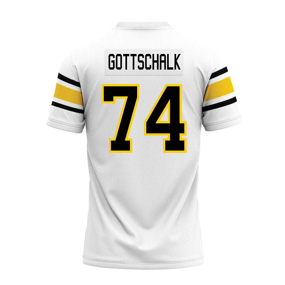 Michigan Tech - NCAA Football : Chris Gottschalk - White Premium Football Jersey-1