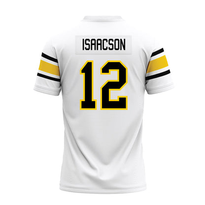 Michigan Tech - NCAA Football : Brady Isaacson - White Premium Football Jersey