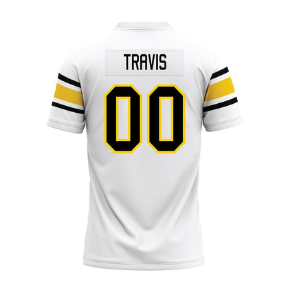 Michigan Tech - NCAA Football : Jiovanni Travis - White Premium Football Jersey-1