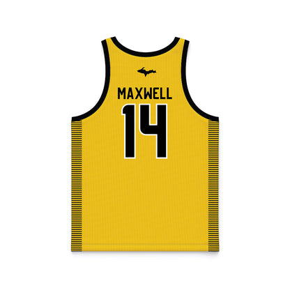 Michigan Tech - NCAA Women's Basketball : Kaitlyn Maxwell - Gold Basketball Jersey
