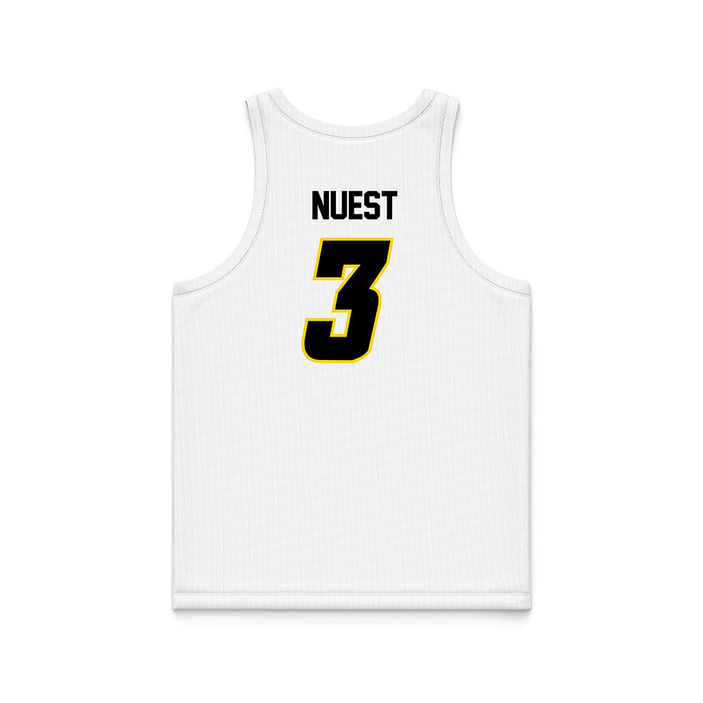 Michigan Tech - NCAA Women's Basketball : Dani Nuest - White Basketball Jersey-1