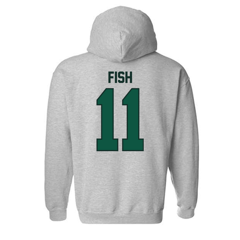 UW Green Bay - NCAA Women's Volleyball : Kirsten Fish - Classic Shersey Hooded Sweatshirt-1