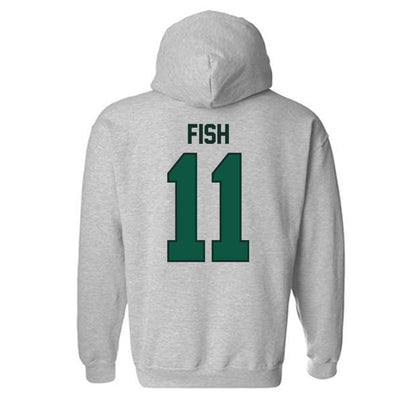 UW Green Bay - NCAA Women's Volleyball : Kirsten Fish - Classic Shersey Hooded Sweatshirt-1