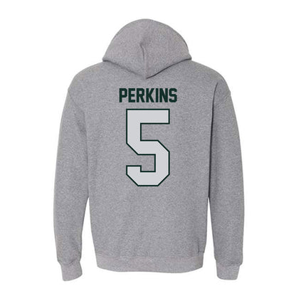 UW Green Bay - NCAA Men's Soccer : Ty Perkins - Classic Shersey Hooded Sweatshirt-1