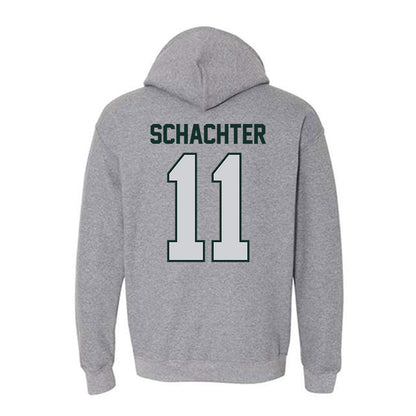 UW Green Bay - NCAA Men's Basketball : Trey Schachter - Classic Shersey Hooded Sweatshirt-1