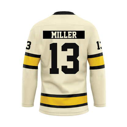 Michigan Tech - NCAA Men's Ice Hockey : Tyler Miller - Hockey Jersey
