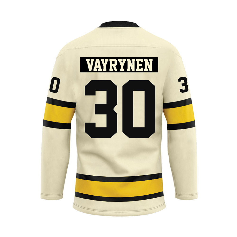 Michigan Tech - NCAA Men's Ice Hockey : Max Vayrynen - Hockey Jersey