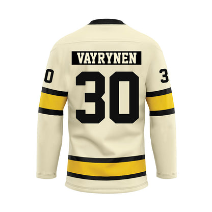 Michigan Tech - NCAA Men's Ice Hockey : Max Vayrynen - Hockey Jersey