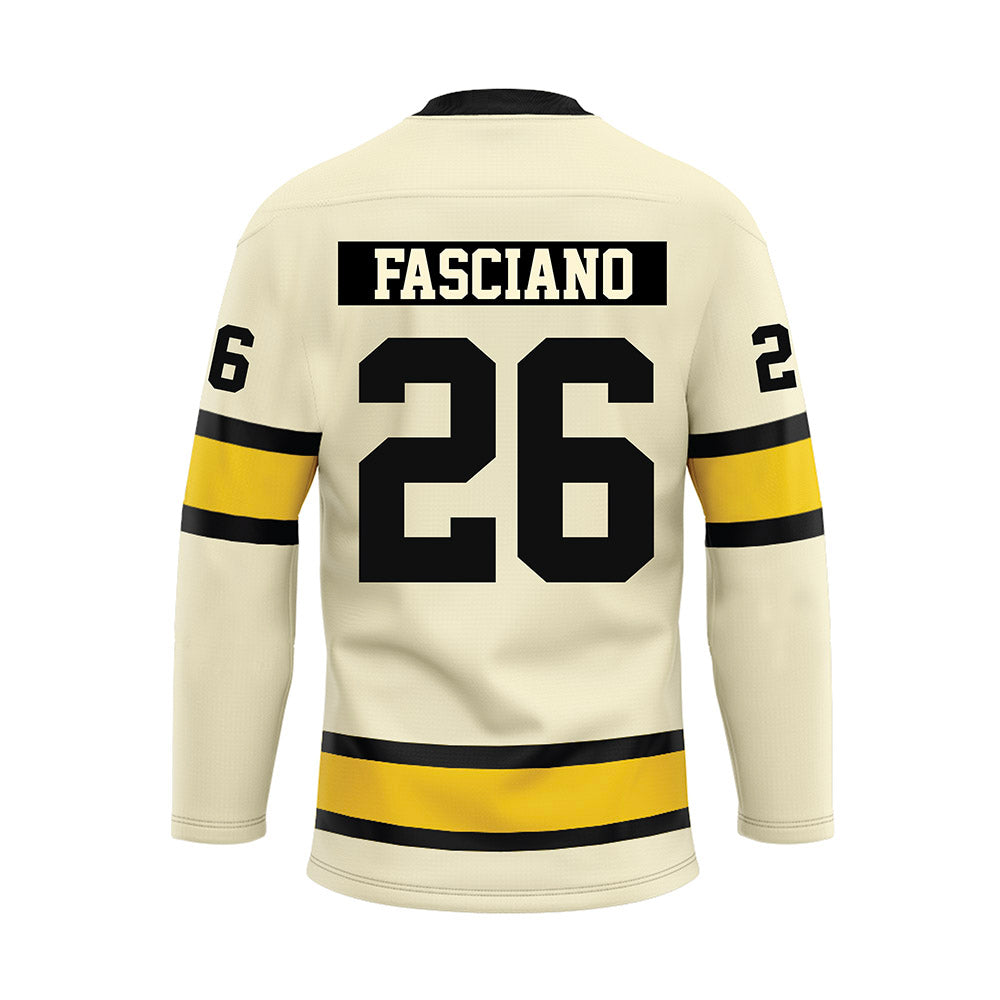 Michigan Tech - NCAA Men's Ice Hockey : Luca Fasciano - Hockey Jersey-1