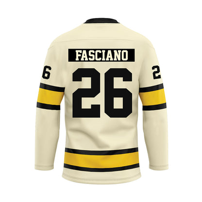 Michigan Tech - NCAA Men's Ice Hockey : Luca Fasciano - Hockey Jersey-1