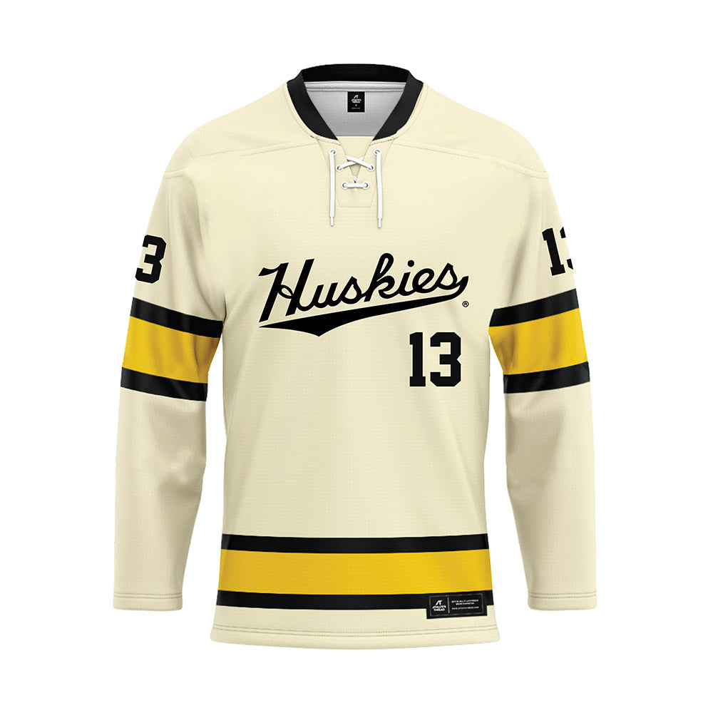 Michigan Tech - NCAA Men's Ice Hockey : Tyler Miller - Hockey Jersey