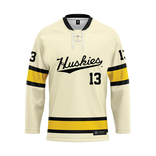 Michigan Tech - NCAA Men's Ice Hockey : Tyler Miller - Hockey Jersey