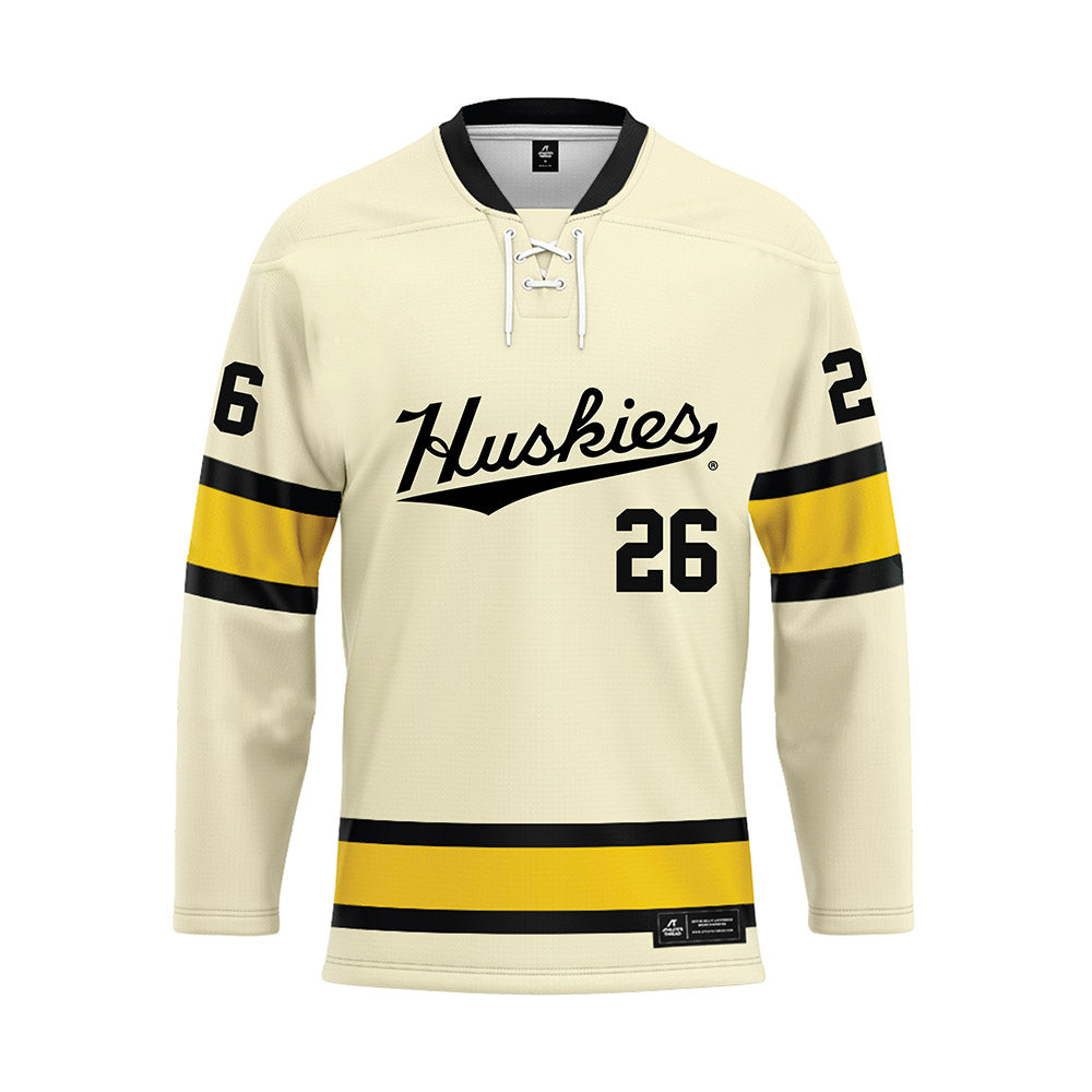 Michigan Tech - NCAA Men's Ice Hockey : Luca Fasciano - Hockey Jersey-0