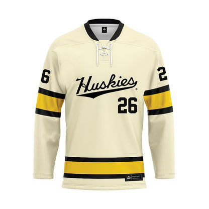 Michigan Tech - NCAA Men's Ice Hockey : Luca Fasciano - Hockey Jersey-0