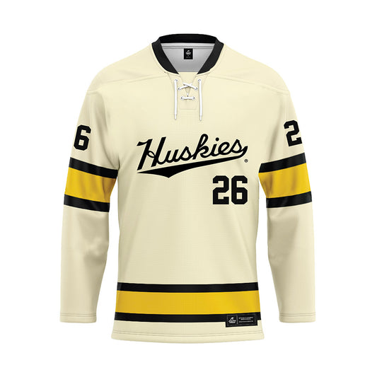 Michigan Tech - NCAA Men's Ice Hockey : Luca Fasciano - Hockey Jersey-0