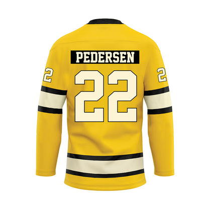 Michigan Tech - NCAA Men's Ice Hockey : Marcus Pedersen - Hockey Jersey
