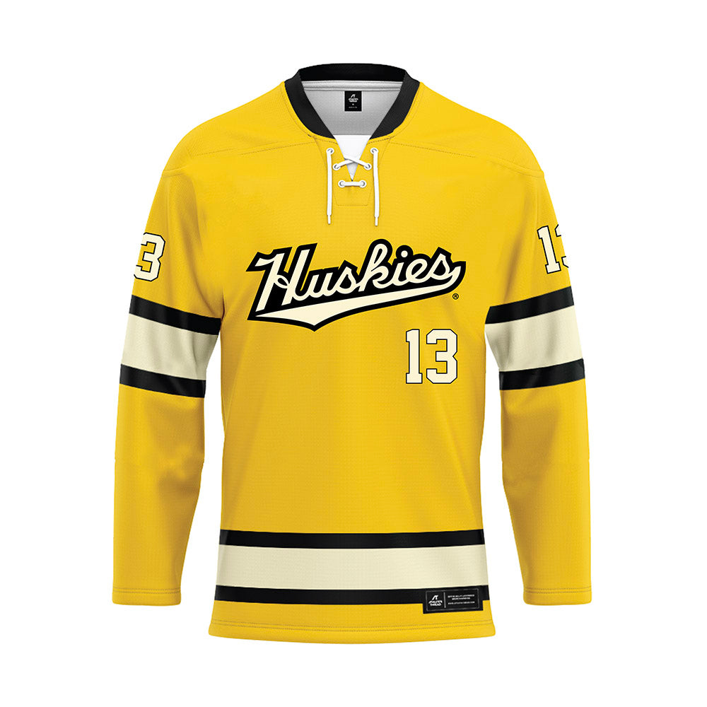 Michigan Tech - NCAA Men's Ice Hockey : Tyler Miller - Hockey Jersey