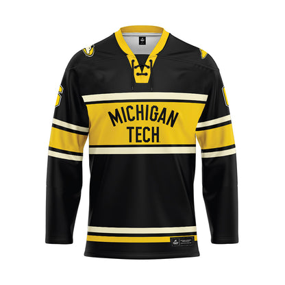 Michigan Tech - NCAA Men's Ice Hockey : Brayden Boehm - Hockey Jersey-0