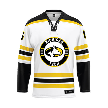 Michigan Tech - NCAA Men's Ice Hockey : Brayden Boehm - Hockey Jersey-0
