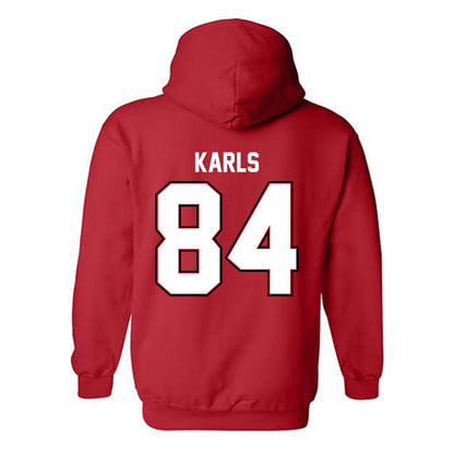 UW River Falls - NCAA Football : Andrew Karls - Classic Shersey Hooded Sweatshirt-1