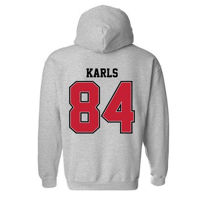 UW River Falls - NCAA Football : Andrew Karls - Classic Shersey Hooded Sweatshirt-1