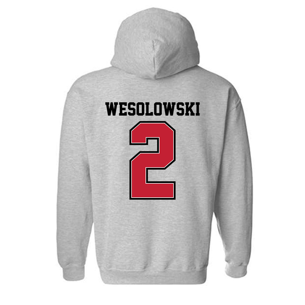 UW River Falls - NCAA Football : Ben Wesolowski - Classic Shersey Hooded Sweatshirt-1