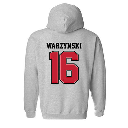 UW River Falls - NCAA Football : Riley Warzynski - Classic Shersey Hooded Sweatshirt-1