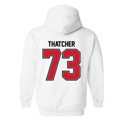 UW River Falls - NCAA Football : Grayden Thatcher - Classic Shersey Hooded Sweatshirt-1