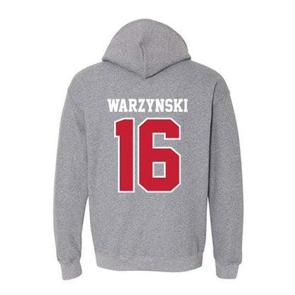 UW River Falls - NCAA Football : Riley Warzynski - Classic Shersey Hooded Sweatshirt-1