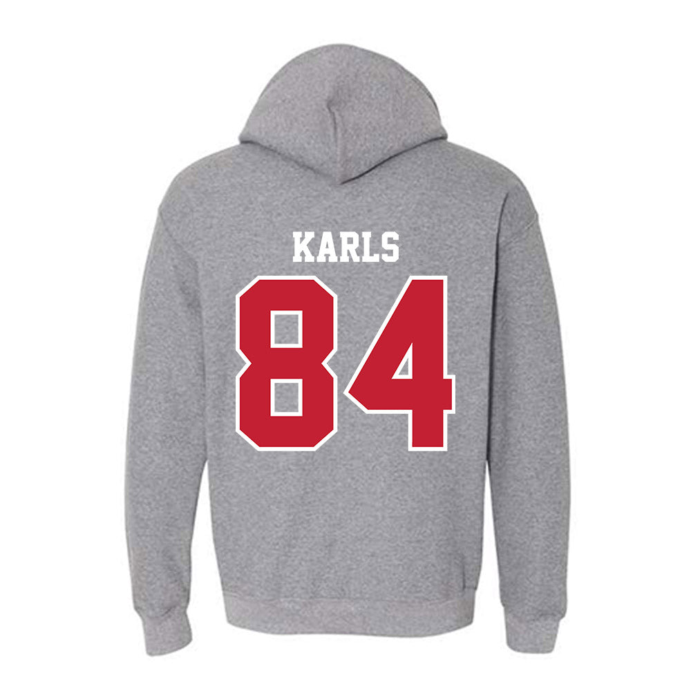 UW River Falls - NCAA Football : Andrew Karls - Classic Shersey Hooded Sweatshirt-1
