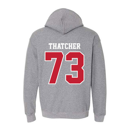 UW River Falls - NCAA Football : Grayden Thatcher - Classic Shersey Hooded Sweatshirt-1