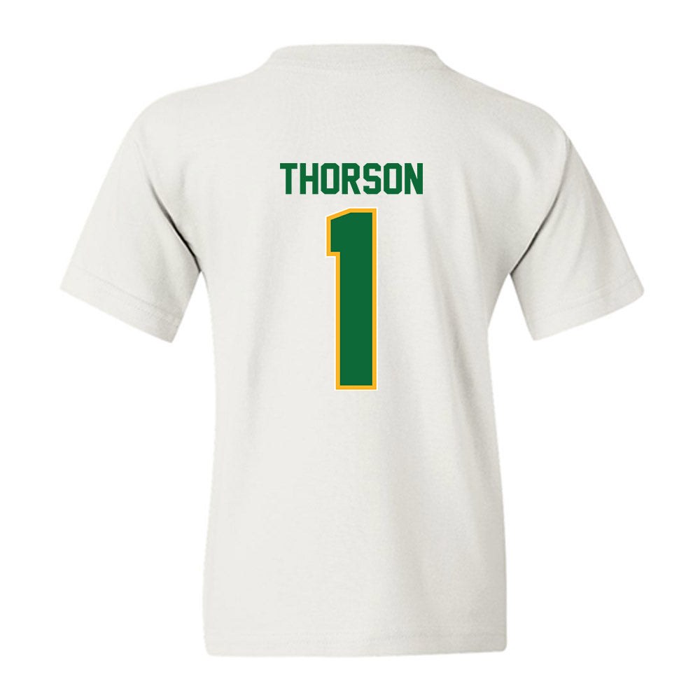 Cal Poly Humboldt - NCAA Men's Basketball : Raydon Thorson - Classic Shersey Youth T-Shirt-1