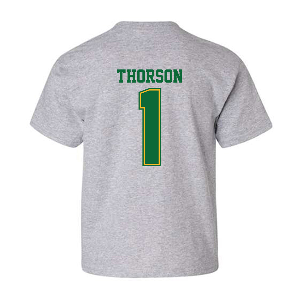 Cal Poly Humboldt - NCAA Men's Basketball : Raydon Thorson - Classic Shersey Youth T-Shirt-1