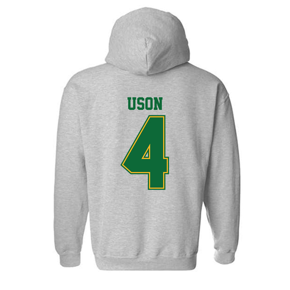 Cal Poly Humboldt - NCAA Men's Soccer : Seth Uson - Classic Shersey Hooded Sweatshirt-1