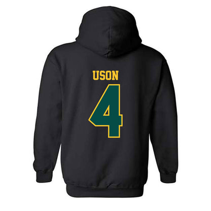Cal Poly Humboldt - NCAA Men's Soccer : Seth Uson - Classic Shersey Hooded Sweatshirt-1