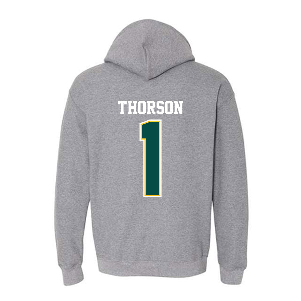 Cal Poly Humboldt - NCAA Men's Basketball : Raydon Thorson - Classic Shersey Hooded Sweatshirt-1
