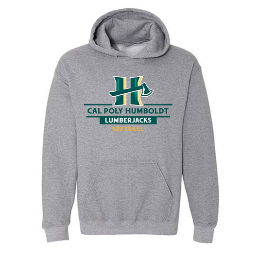 Cal Poly Humboldt - NCAA Softball : Kaylee Dinger - Classic Shersey Hooded Sweatshirt-0
