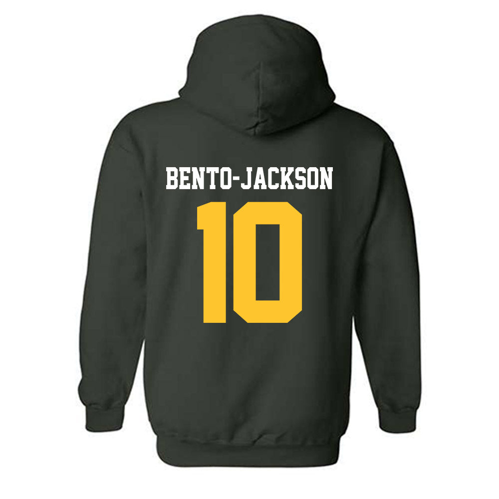 Cal Poly Humboldt - NCAA Men's Basketball : Brandon Bento-Jackson - Classic Shersey Hooded Sweatshirt-1