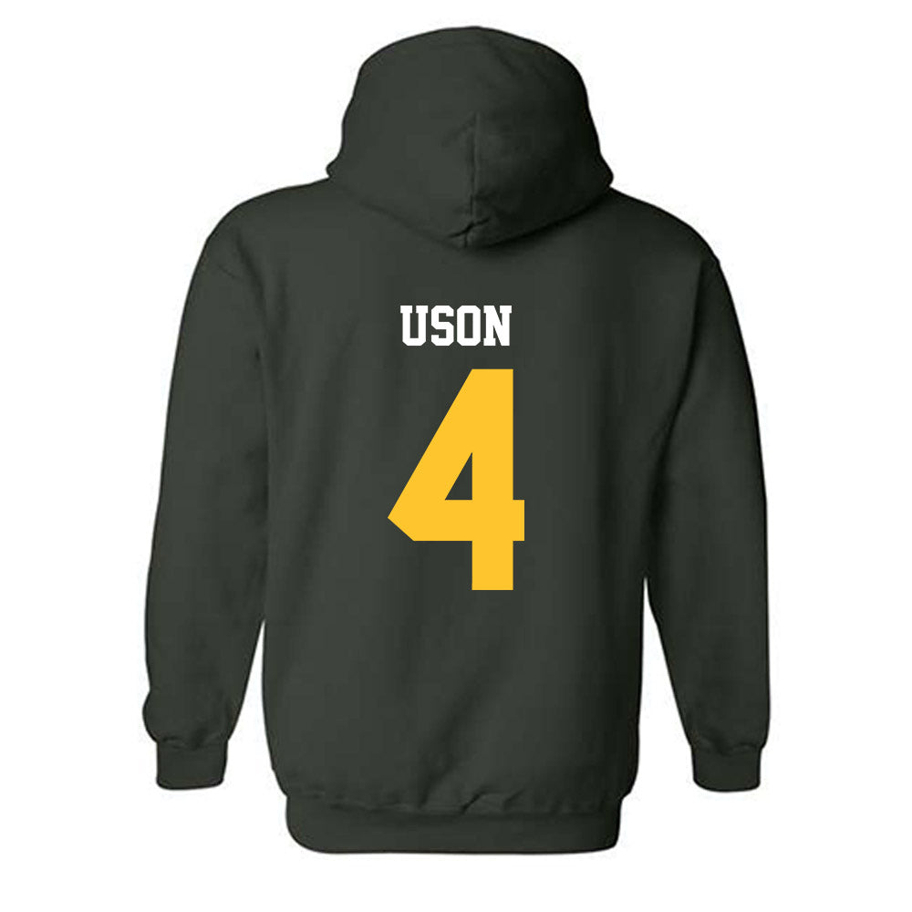 Cal Poly Humboldt - NCAA Men's Soccer : Seth Uson - Classic Shersey Hooded Sweatshirt-1