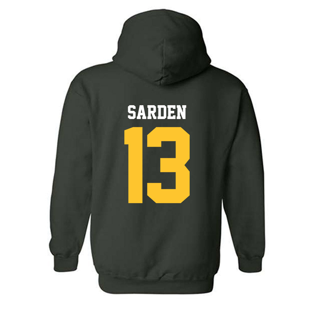Cal Poly Humboldt - NCAA Men's Basketball : Michael Sarden - Classic Shersey Hooded Sweatshirt-1