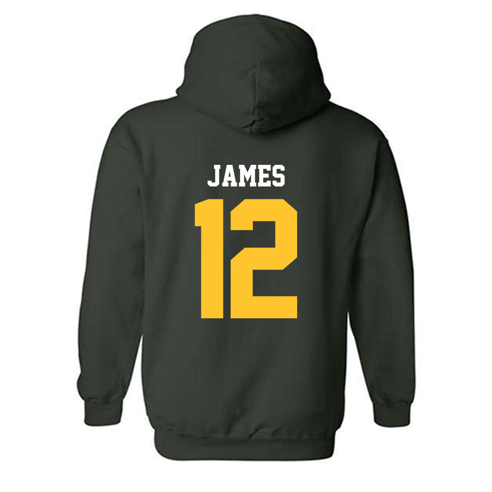 Cal Poly Humboldt - NCAA Men's Basketball : Sebastian James - Classic Shersey Hooded Sweatshirt-1